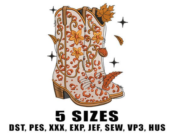 Embrace Cozy Vibes with Hello Fall Boots Floral
