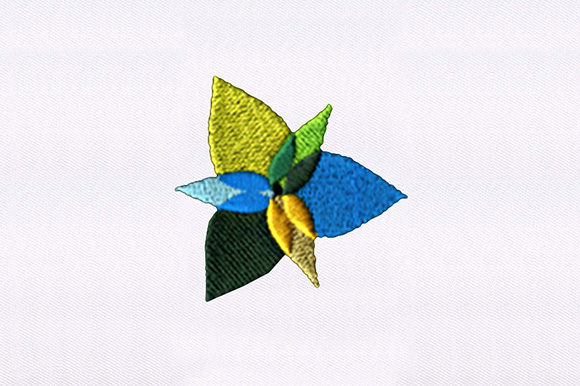 Flowers and Leaves: A Premium Embroidery Design
