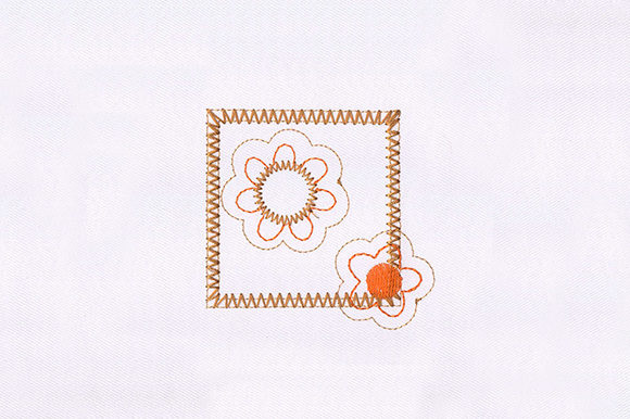 Flowers in a Box: A Premium Sweatshirt Embroidery Design