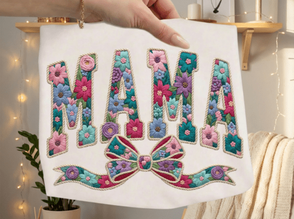 MAMA Floral Mama Faux Embroidery Design Review