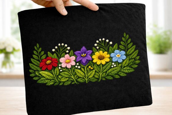 Review of Realistic Stitched Embroidery Floral Png