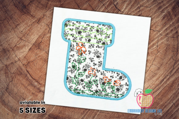 Shoe Designed with Flowers Applique: A Craft Fair Hit