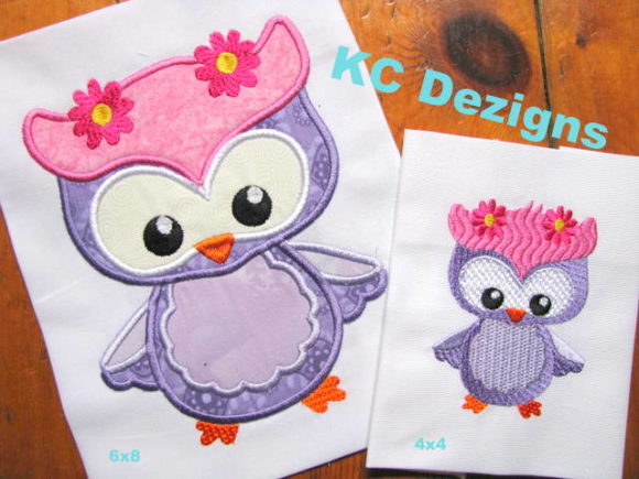 Spring Owl with Flowers Applique Review